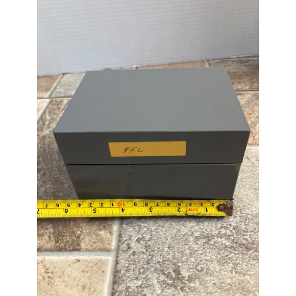 Hunt Manufacturing Lit-Ning Metal Box FFL Storage Container Desk Organizer - Picture 5 of 6